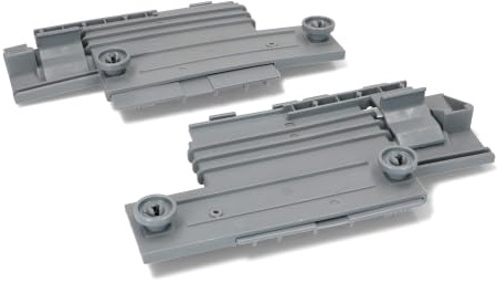 RYELDOM Kit Ruote Cestello Lavastoviglie, Ricambio con Supporto, Dimensioni 26x13,5x2,5 cm