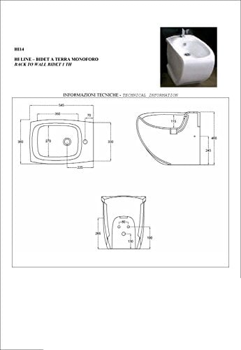 Wandhängend Bidet Hi-line