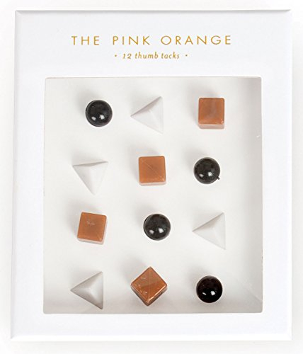 The Pink Orange TPO-0019E Reißnägel, Schwarz, Weiß und Kupfer