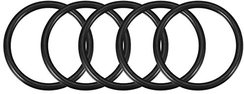 sourcing map 5 Stück Metrische Nitrilkautschuk O-Ringe Dichtungen 62 mm x 70 mm x 4 mm Gummidichtung Dichtungsring für Sahnespender Pumpe Schnellkupplung Ersatzdichtung Umfülladapter
