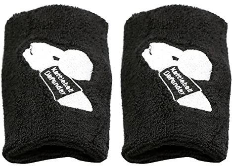 Perfeclan Paar Kettlebell Handgelenkschutz Gepolsterte Schweißabsorbierende Protektoren für Herren