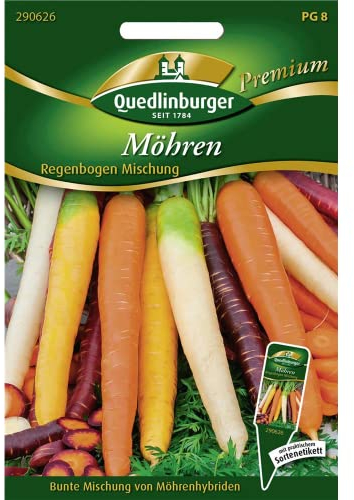 Quedlinburger Möhren Regenbogen Mischung,1 Portion