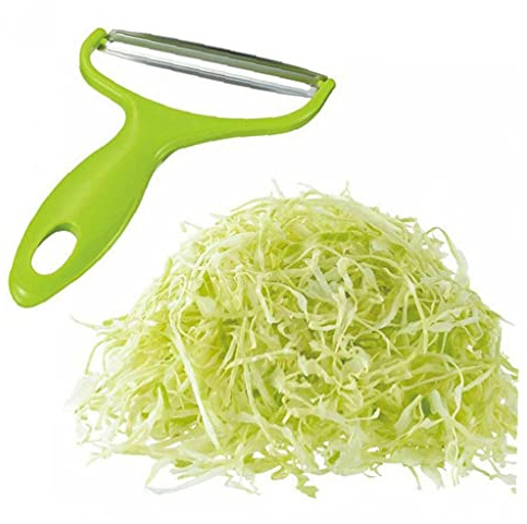 Ruluti 1 stück Kohl-Reibe Slicer Kartoffelschäler Gemüseschneider Salatmacher Edelstahl Obstschäler Zesters