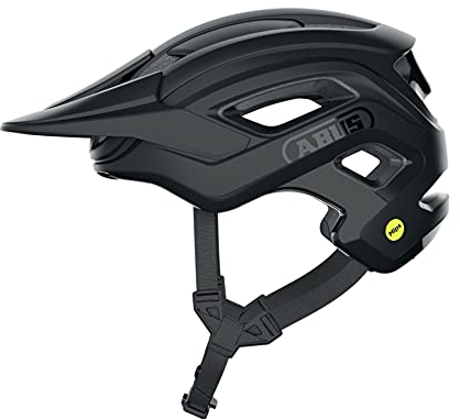 ABUS MTB-Helm Cliffhanger MIPS - Fahrradhelm für anspruchsvolle Trails - mit MIPS Aufprallschutz & großen Lüftungsöffnungen - für Damen und Herren - Schwarz Matt, Größe L