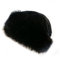 Russische Fellmütze Damen, Fuchspelzmütze Pelzmütze Damen Russisch Mütze Kunstfell Wintermütze Plüsch Wintermütze Faux Fuchs Plüschmütze Cossack Mütze Blau Schwarz Grau Pink Beige