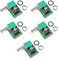 JZK 5pcs PAM8403 5V Amplifier Module, 2 * 3W Audio Amplifier Module, 3W + 3W Dual-channel mini Digital amplifier Hi-Fi board module, DIY mini speakers