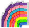 1280Pcs Sticky Index Tabs Flags Set, FANDAMEI Mini Book Tags Sticker for Office School, Translucent Index Flags Pages or Book Markers Revision Tabs, Colored Plastic Index Strips as Reading Notes