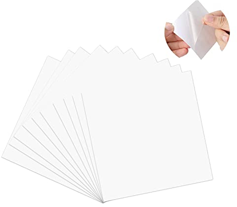 BASTOUR Transparenter Flicken wasserdicht, Reparaturflicken, transparent, TPU, wasserdicht, Reparatur von Tenacious Tape für Daunenjacke, Markisen, Abstandshalter und Luftmatratzen, 10 Stück