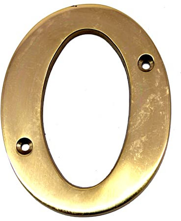 esplanade Brass House Hotel Door Name - Wall Door Plaque Alphabet Letter Z - 4 Inches (O Alphabet - 4)