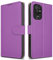For Doro 8100 Leather Phone Case, Magnetic Closure Full Protection Book Folio Design, Wallet Case Cover [Card Slots] and [Kickstand] For Doro 8100 - Purple