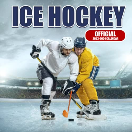 Ice Hockey Calendar 2023: Ice Hockey Hockey Team SPORT Calendar 2023-2024 – 18 months – BIG SIZE 17x11. Planner for all fans kids boys. Kalendar calendario calendrier.20