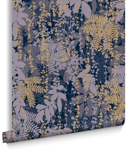 Clarissa Hulse Canopy French Navy Wallpaper