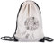 GRAZDesign Fussballer Turnbeutel Kinder mit Namen personalisiert aus Polyester | Naturfarben | Rucksack | Sportbeutel | Gymbag | Wäschebeutel | Kinder Geschenk (Fussball in schwarz weiß)