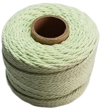 Garten Schnur Baumwollseil, 80 m/Rolle, 10 Stück/Lot gedrehte Kordeln (Color : Green)