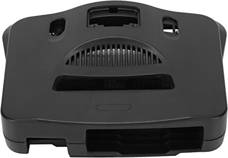 NestNiche Universelle Ersatz-Spielekonsolen-Schutzhülle Für N64 Retro-Videospielkonsole – Schwarz – Robustes ABS-Material – Montageschraubendreher Und Zubehör Im Lieferumfang Enthalten