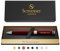 Scriveiner Personalised Pen Deep Crimson Red - Stunning Red Lacquer Luxury Pen with Chrome Finish, Schmidt Ink Refill, Best Engraved Ball Point Gift Set for Men & Women, Custom Name Engraving