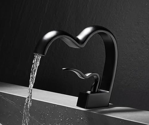 Warm- und Kaltwassermischer, Waschbecken, Unterbauwaschbecken, Badezimmer, keine Rohre