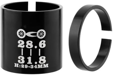 HOUSON Bicycle Ahead Stem Spacer, Stem Shim Adapter Bicycle Ahead Handlebar Stem Conversion Sleeve 28.6mm-31.8mm