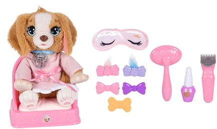 Disney Princess Style Collection – Mein Welpe Choyé – Spielset - My Pampered Pupvon Jakks Pacific, interaktives Kinder- und Mädchenspielzeug mit entzückendem Hund, Haustierpflegezubehör