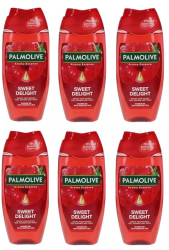 6x Palmolive Aroma Essence Sweet Delight Shower Gel Body Wash 250ml