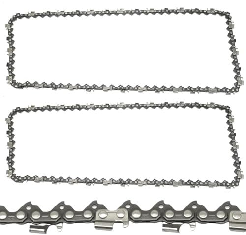 MospdyGear 2 Pack Chainsaw Chain Replacement for ParkerBrand 62cc 20 Petrol Chainsaw, 0.325 Pitch, 1.5mm Gauge, 76 Drive Links