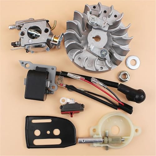PEGGYLIN Schwungrad Zündspule Vergaser Carb Öl Pumpe Kit Fit for HUSQVARNA 137 142 Kettensäge Teile Zama C1Q-W29E Бензопила Motosierras