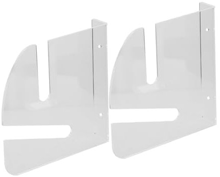 YARNOW Skateboard-wandhalterung Aus Kunststoff Montiert Wand Aufhänger Für Skateboard-Deck Platzsparend Und Langlebig Geeignet Für Snowboards Und Skiboards