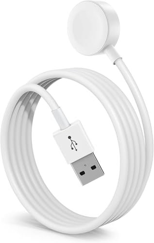 Caricatore Compatibile con iWatch Serie 9/8/7/6/5/4/3/2/1, SE, Ultra e Ultra 2, Caricabatteria Magnetico Wireless per iWatch con Cavo USB da 1M, Ricarica a Induzione Portatile per Modelli da 38-45mm