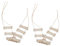 UPKOCH 1 Set Mini Wood Ladder - Fairy Gardens Miniature Rope Ladder Decorative Dollhouse Furniture for Micro Landscape DIY Projects