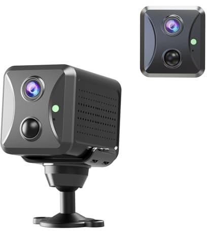 Hidden Spy Camera with 120-Day Battery, 2K HD Wireless Indoor Camera with Audio/Video, AI Motion Detection, Night Vision, Talk and 2-Way Siren, App