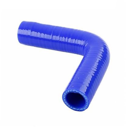 tuyau pour voiture durite essence Tuyau coudé à 90 degrés en silicone pour turbo, refroidisseur intermédiaire et admission, bleu, 3 plis, longueur 102 mm(ID38)