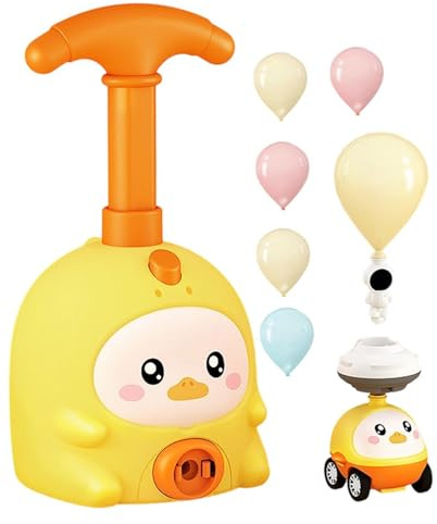 wexfoxy Ballonspielzeug für Kinder,Wissenschaftliches Experimentier Spiel,Tier Luftbetriebenes Ballonauto Spielzeug | für Geburtstagsparty Kindergarten Hinterhof Schule Klassenzimmer