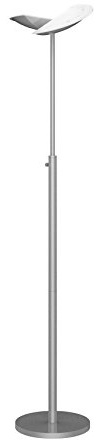Unilux LED Deckenfluter Zelux, silbergrau, 180 cm