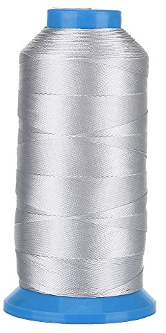 Selric 1500 Yard/20 Farben erhältlich] UV-beständiges hochfestes Polyester-Faden II #69 T70 Größe 210D/3 für Polster, Markt, Vorhänge, Perlen, Geldbörsen, Leder (Silber)