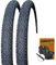 Set: 2 x Continental Race King MTB Reifen Stollenprofil 26x2.20 + Conti Schläuche Rennradventil