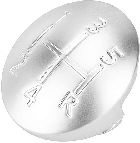 Fydun Gang Schaltknauf Auto Schaltknaufdeckel 5 Gang für CLIO SCENIC II