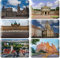 Merchandise for Fans Meine Heimat… Sachsen/Leipzig und Dresden/Deutschland - 6 rechteckige Kühlschrankmagnete 7X 4,5 cm - 03