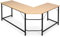 GOPLUS Eckschreibtisch in L-Form, 167,5 x 125,5 x 73,5 cm Großer Schreibtisch Computertisch Gaming Tisch, Gaming Schreibtisch Bürotisch platzsparend, für Home Office, Büro, Arbeitszimmer (Natur)