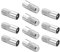 Othmro Adattatore TV PAL Maschio a F Femmina RF Coax Connettore RF Adattatore per Antenna 10 Pz