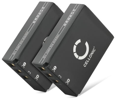 subtel, Batterie pour Caméra, Compatible avec Toshiba Camileo Z100, PA3985U, X200, X400, X416 (3.7V, 1600mAh) 2 Pièces