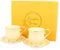 Duo Collection CLARK Ein Satz von 2 Espresso Tassen mit Untertassen aus Porzellan im Geschenkbox, Kaffeetasse, Füllmenge 150 ml