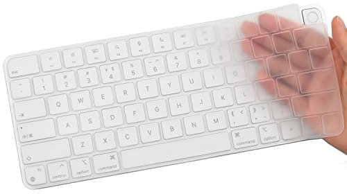 Apple iMac All-in-One Desktop Computer Keyboard Cover Skin - 24 Inch with M4/M3/M1 Chip & Touch ID - Magic Keyboard 3 Ultra Thin Skin