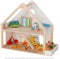 Goki 51523 Maison de poupée à 2 étages en Bois 74 x 33,5 x 66 cm