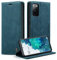 caseme Handyhülle für Samsung Galaxy S20 FE 5G/4G Hülle Premium Leder Klappbar Flip Case Magnet Kartenfach Standfunktion Tasche Schutzhülle für Samsung Galaxy S20 FE 5G/4G - Blaugrün