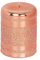 G Decor Rose Gold Striped Glitter Glass Ball Candles (Small Pillar)