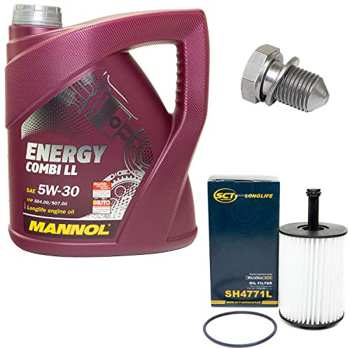 Motoröl Set 5W30 4 Liter + Ölfilter SH4771L + Ölablassschraube 48871