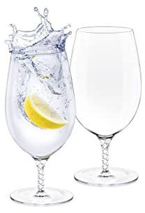 Wilmax Handgefertigt Biergläser Wassergläser| 2 von Set | 420 ml | Trinkgläser | Trinkglas | Wasserglas | Bier Glas | Spülmaschinenfest | Weißbiergläser | Craft Beer Glass | Sekt-gläser | Bierglas |