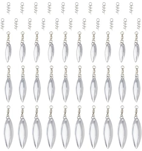 SUPERFINDINGS 3 Stile Spinner Blades Für Köder Platin Angeln Köder Spinner Blades Schwanz Spinner Mit Eisen Fischködern DIY Angelbedarf Colorado Willow Blades