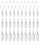 SUPERFINDINGS 3 Stile Spinner Blades Für Köder Platin Angeln Köder Spinner Blades Schwanz Spinner Mit Eisen Fischködern DIY Angelbedarf Colorado Willow Blades