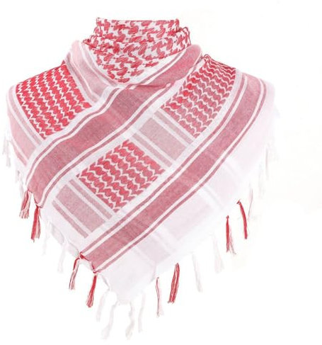 Chalier Fashion Écharpe Femme Homme Hiver Coton Militaire Tactiques Shemagh Déguisement Sport Extérieur Camping Randonnée Multicolore